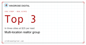 Multi-location realtor group - Windrose Digital